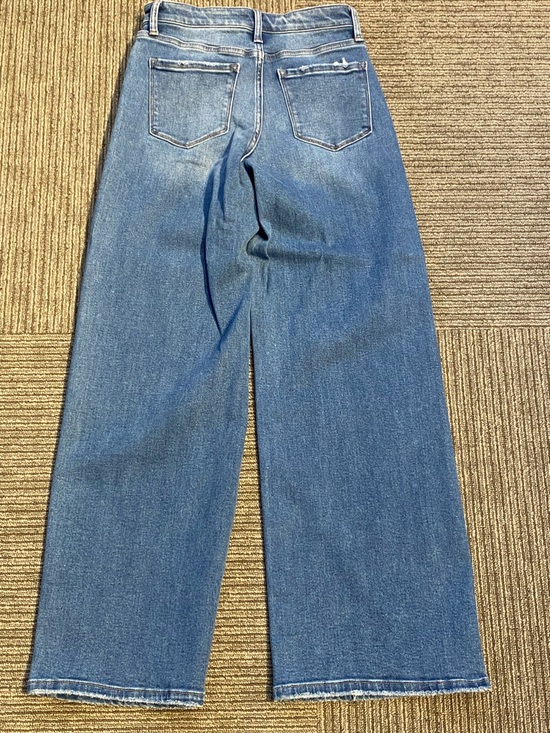 Vervet Denim - Wide-Leg High-Rise Women's Jeans in Medium Blue